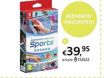 Dreamland Nintendo switch sports aanbieding