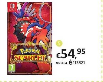 Dreamland Nintendo switch pokémon scarlet aanbieding