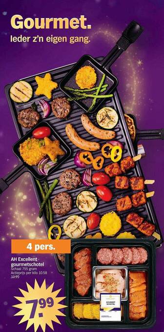 Albert Heijn Ah excellent gourmetschotel aanbieding