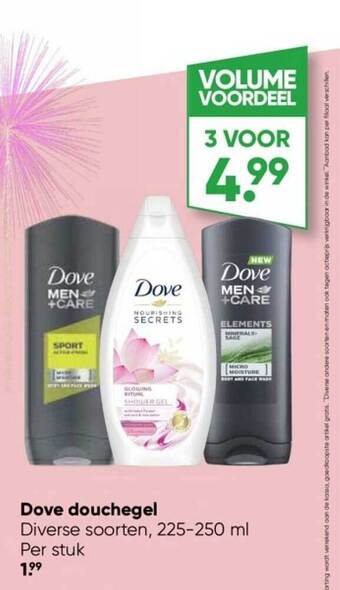 Big Bazar Dove douchegel aanbieding
