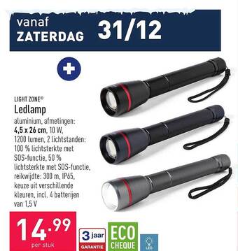 ALDI Light zone ledlamp aanbieding