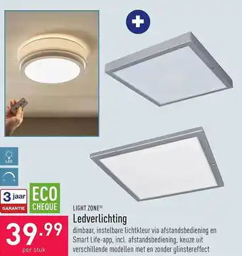 ALDI Light zone ledverlichting aanbieding