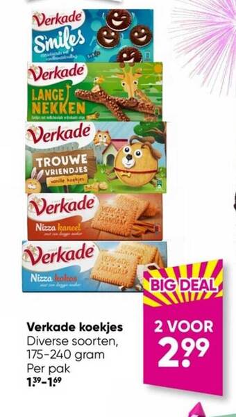 Big Bazar Verkade koekjes aanbieding