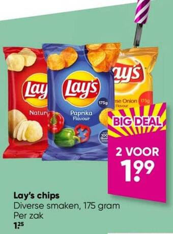 Big Bazar Lay's chips aanbieding