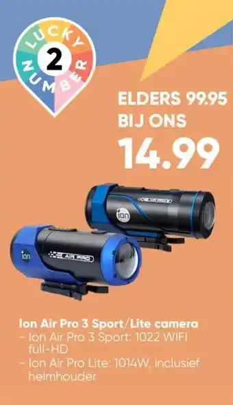 Ion air pro 3 sport-lite camera