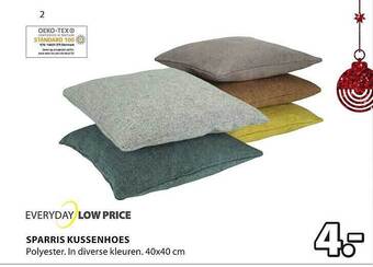 Jysk Sparris kussenhoes aanbieding