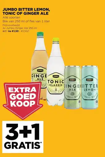 Jumbo Bitter Lemon, Tonic of Ginger Ale