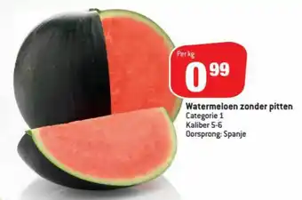 Watermeloen zonder pitten