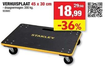 Hubo Verhuisplaat aanbieding
