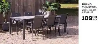 Dining tuinstoel canterbury 228x105cm