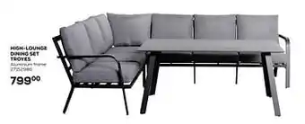 Supra Bazar High-lounge dining set troyes aanbieding
