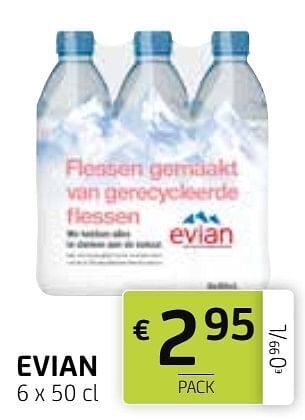 BelBev Evian aanbieding