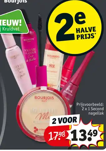 Kruidvat 2x1 second nagellak aanbieding