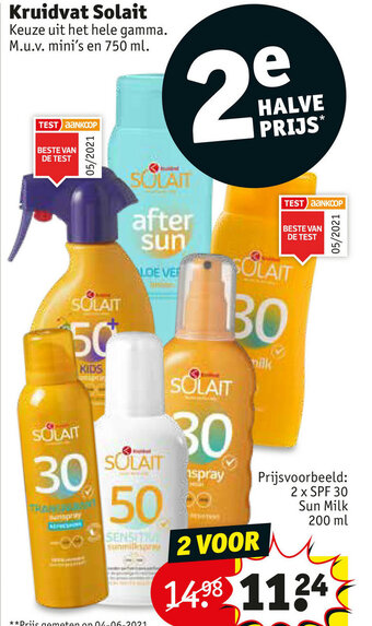 Kruidvat Kruidvat solait aanbieding