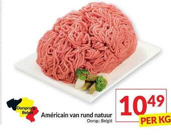 Intermarché Américain van rund natuur aanbieding