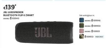 Jbl luidspreker bluetooth flip 6 zwart