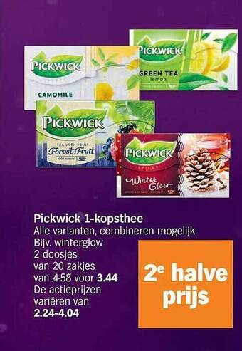 Pickwick 1-kopsthee