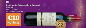 Esprit de la commanderie pomerol
