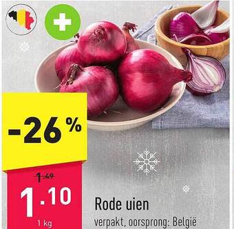 ALDI Rode uien aanbieding