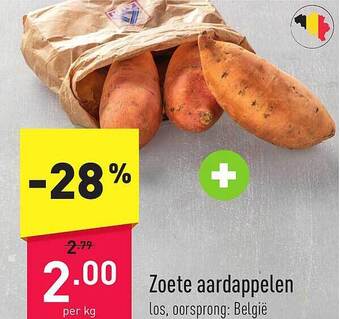 ALDI Zoete aardappelen aanbieding