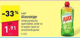 ALDI Ajax allesreiniger aanbieding