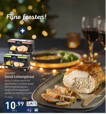 ALDI Excellence gevuld kalkoengebraad aanbieding