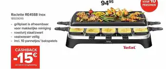 Euroshop Tefal raclette aanbieding