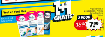Kruidvat Veet en veet men aanbieding