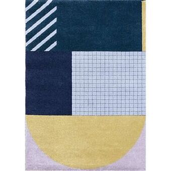 Leen Bakker Art For Kids tapijt Art Deco - veelkleurig - 120x170 cm - Leen Bakker aanbieding