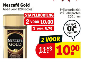 Kruidvat Nescafe gold aanbieding