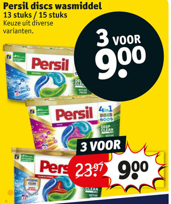 Kruidvat Persil discs wasmiddel aanbieding