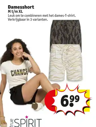 Kruidvat Dmaeshort m t/m xl aanbieding