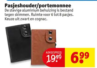 Kruidvat Pasjeshouder/portemonnee aanbieding