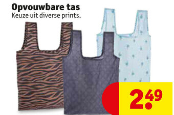 Kruidvat Opvouwbare tas aanbieding