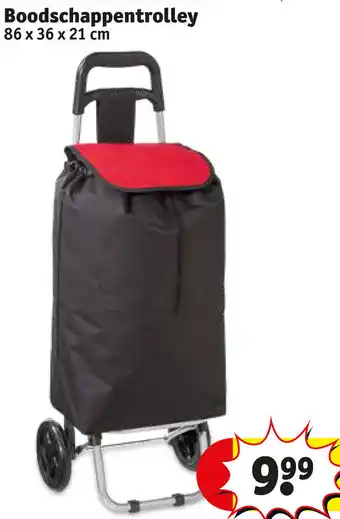 Kruidvat Boodschappentrolley 86x36x21 cm aanbieding