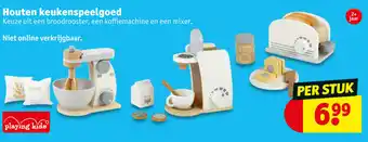 Kruidvat Houten keukenspeelgoed aanbieding