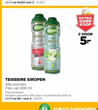 Jumbo Teisseire Siropen 600 ml aanbieding