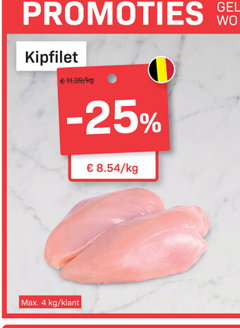 Buurtslagers Kipfilet aanbieding