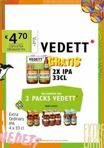 BelBev Vedett extra ordinary ipa aanbieding