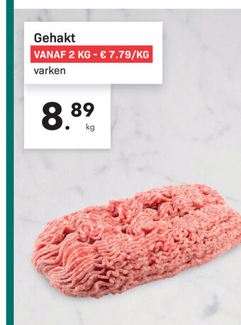 Buurtslagers Gehakt aanbieding