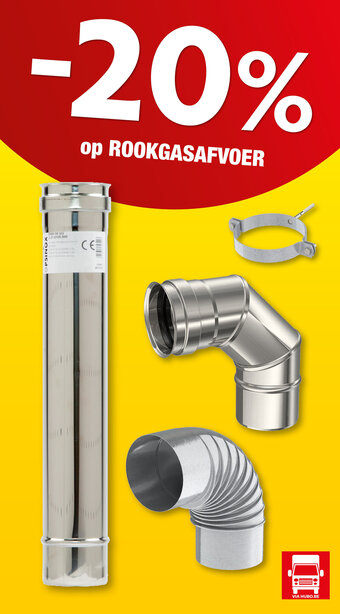 Hubo Op Rookgasafvoer aanbieding