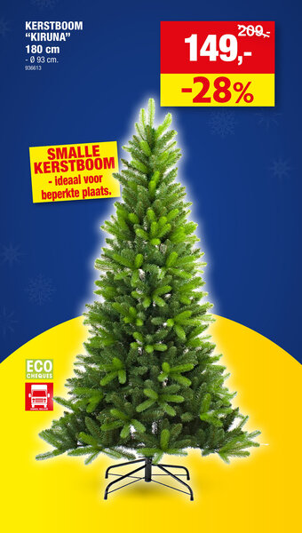 Hubo Kerstboom "Kiruna" 180 cm aanbieding
