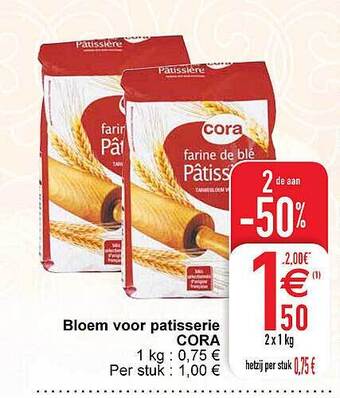 Cora Bloem voor patisserie aanbieding