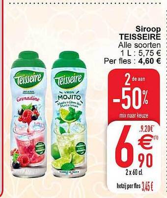 Cora Siroop teisseire aanbieding