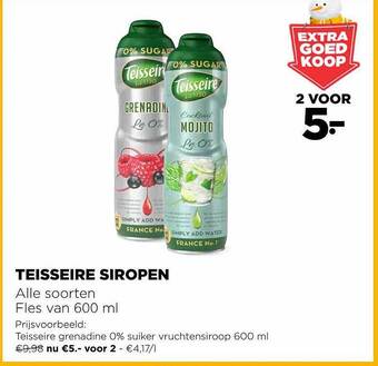 Jumbo Teisseire siropen aanbieding