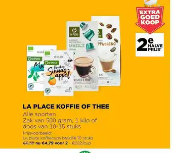 Jumbo La place koffie of thee aanbieding