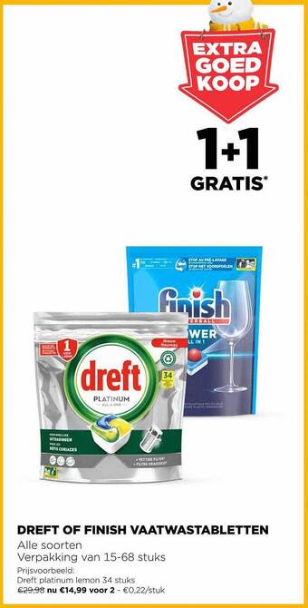 Dreft of finish vaatwastabletten