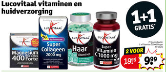 Kruidvat Lucovitaal vitaminen en huidverzorging aanbieding