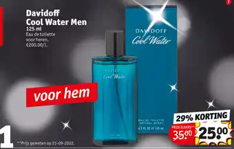 Kruidvat Davidoff Cool Water Men 125 ml aanbieding