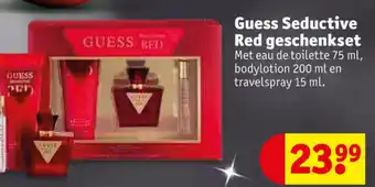 Kruidvat Guess Seductive Red geschenkset aanbieding